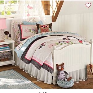 Pottery Barn Kids Woodlands quilt twin size set